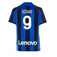 Inter Milan Edin Dzeko #9 Hjemmebanetrøje 2022-23 Kortærmet